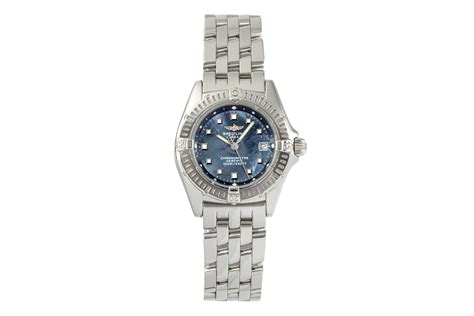 breitling damenuhr perlmutt|Breitling Callistino Lady Datum Perlmutt Diamond Quarz .